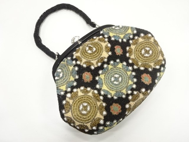 JAPANESE KIMONO / ANTIQUE BEADED BAG